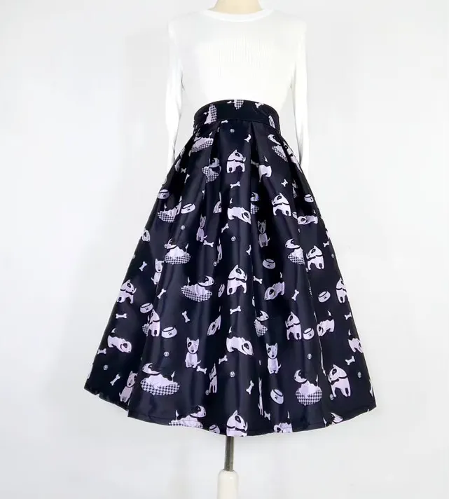Embroidered Pocket Skirt