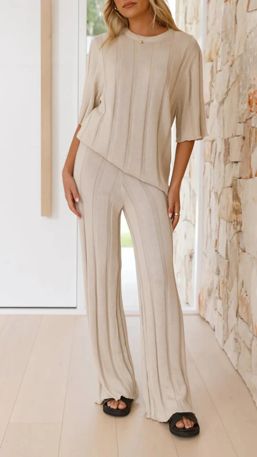 Knitted Heavy Drape Top