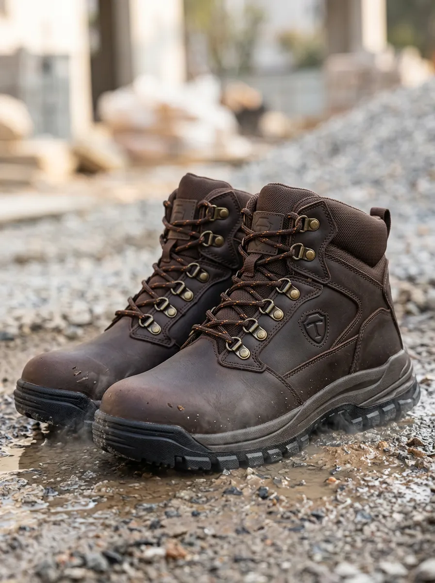 Active Construction Outdoor Everyday Look Men' Waterproof Work Boots