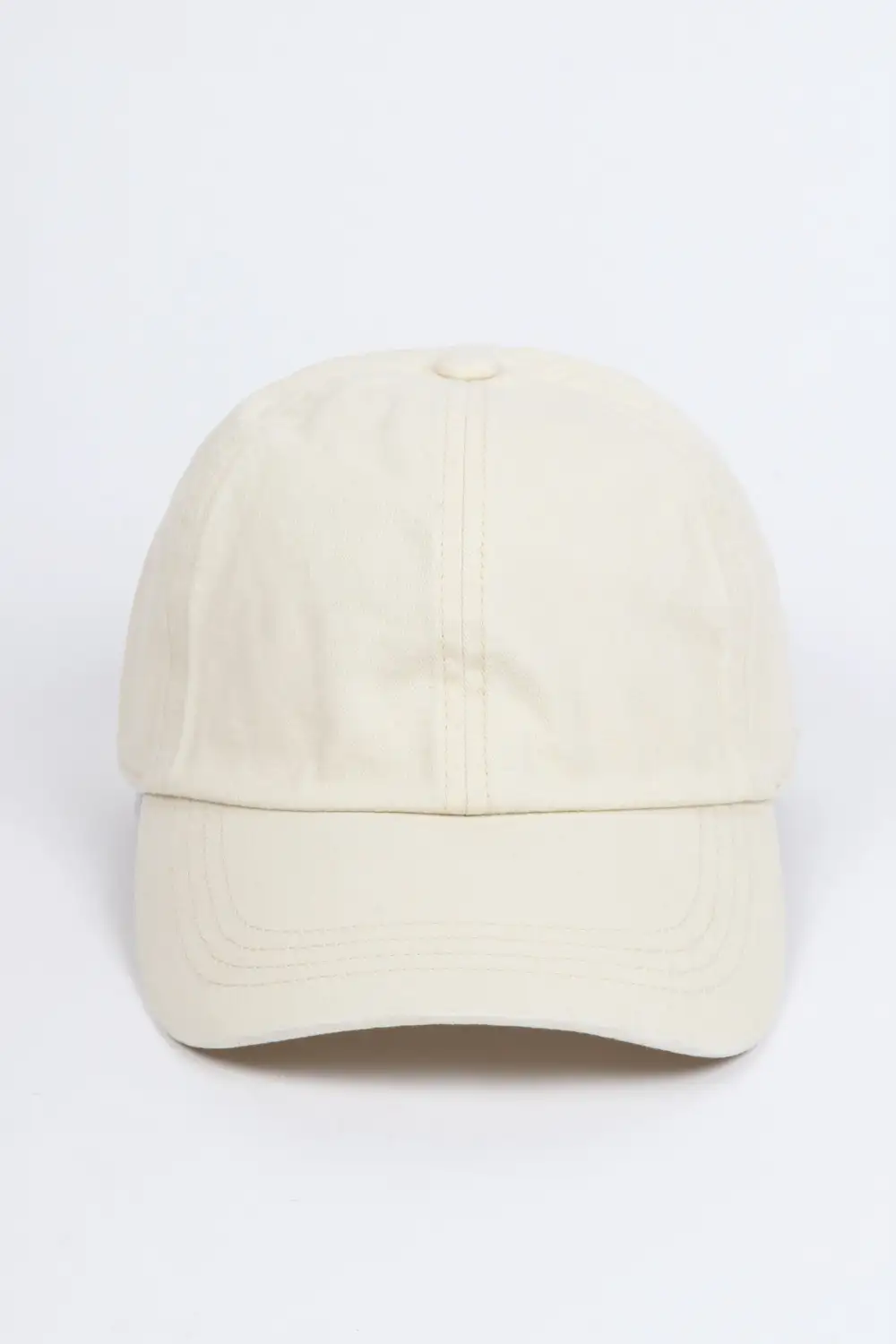 Six Panel Washed Denim Baseball Cap