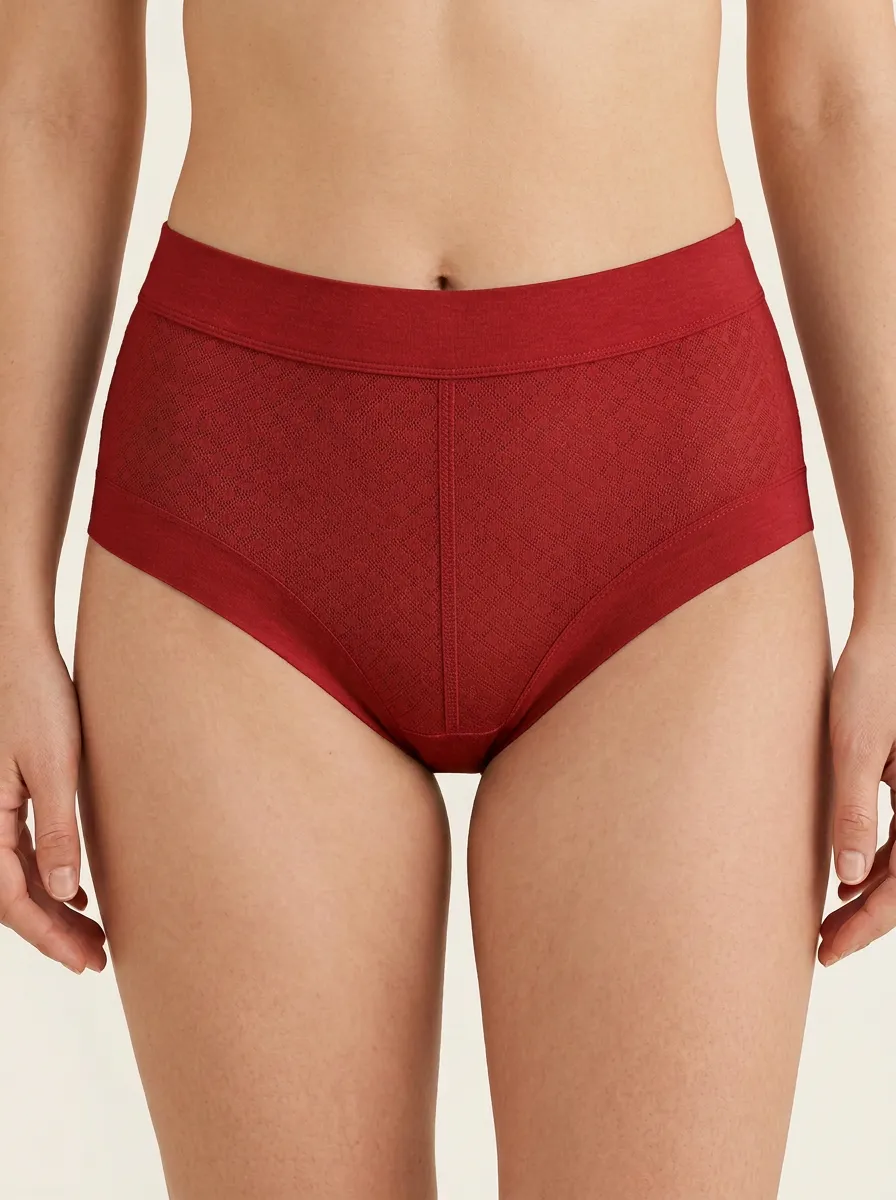 Women's Geometric Textured Panties