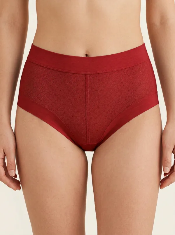 Women's Geometric Textured Panties
