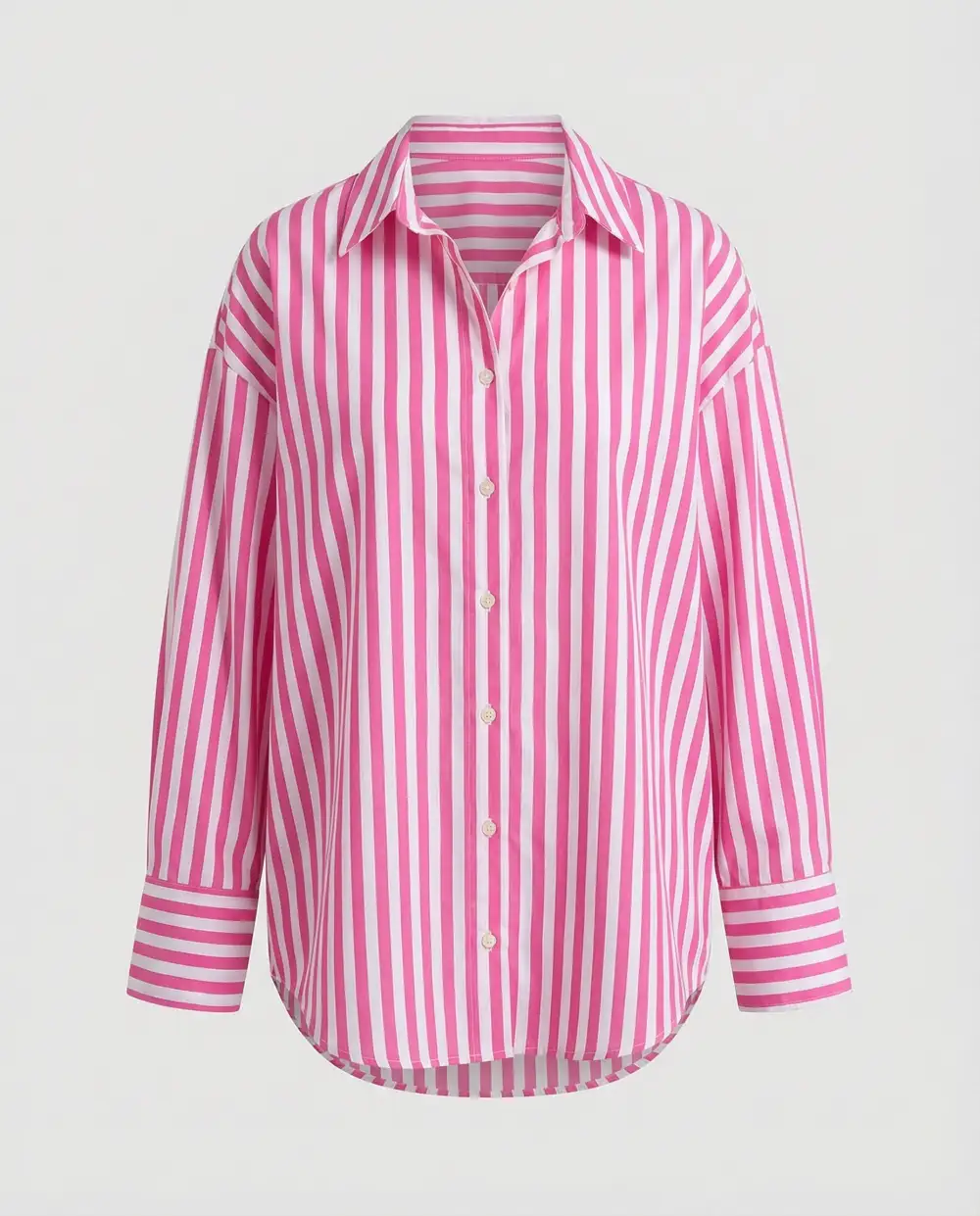 Lightweight Striped Relaxed Blouse