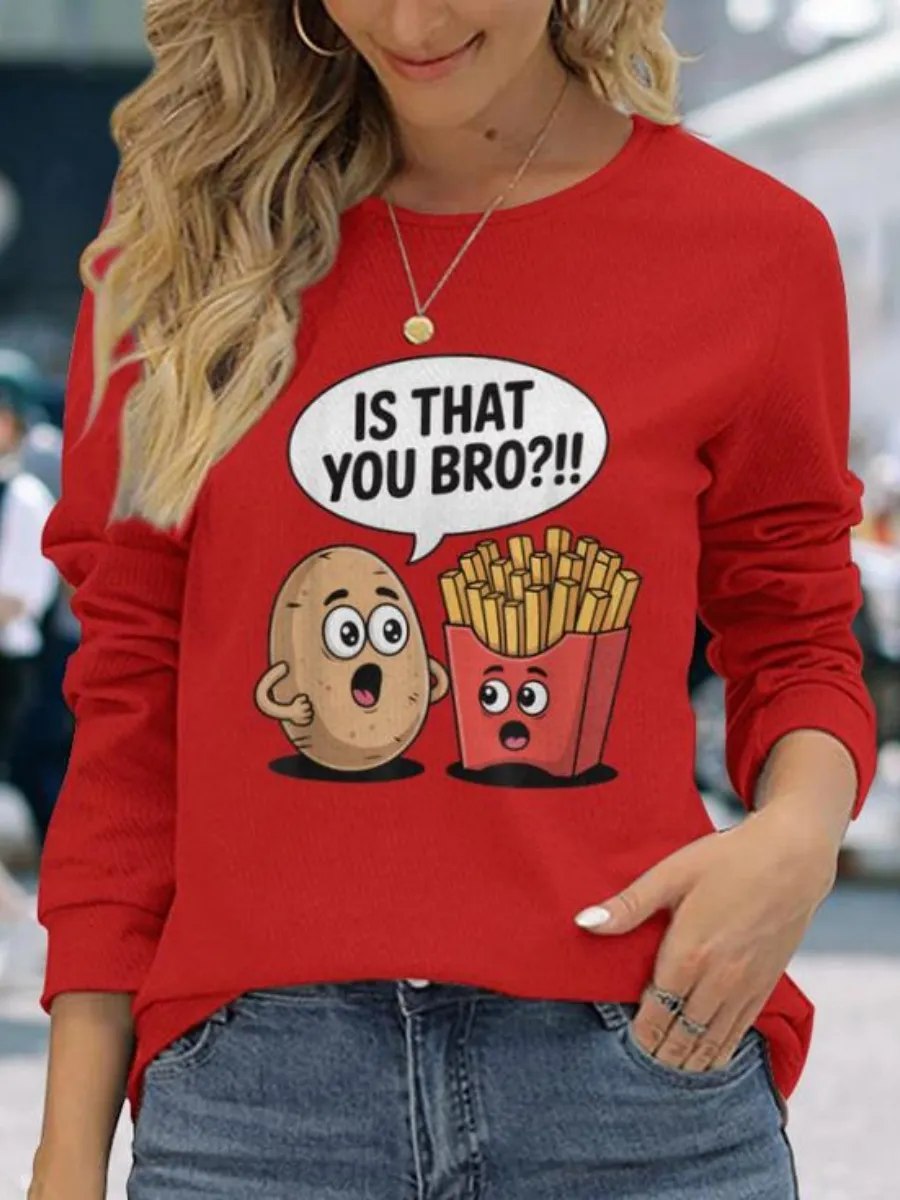 Cute Potato and Fries T-Shirt