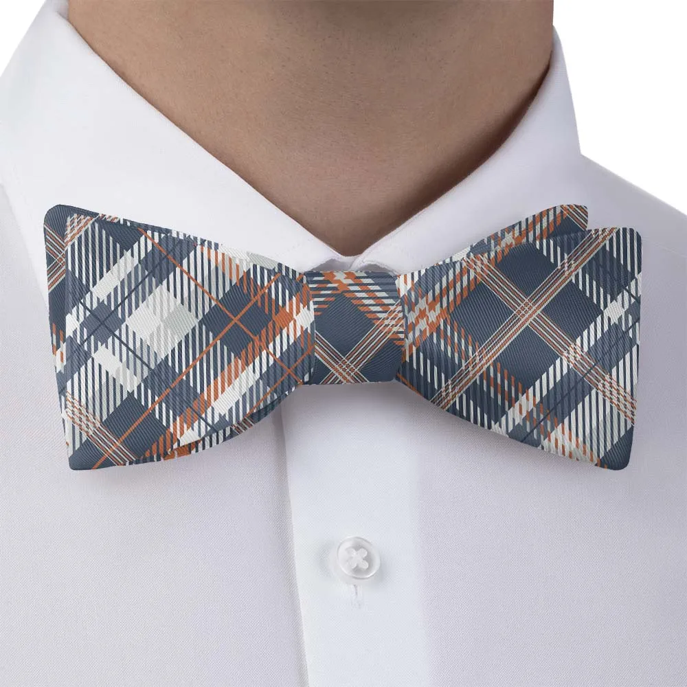 Baskerville Plaid Motif Bow Tie