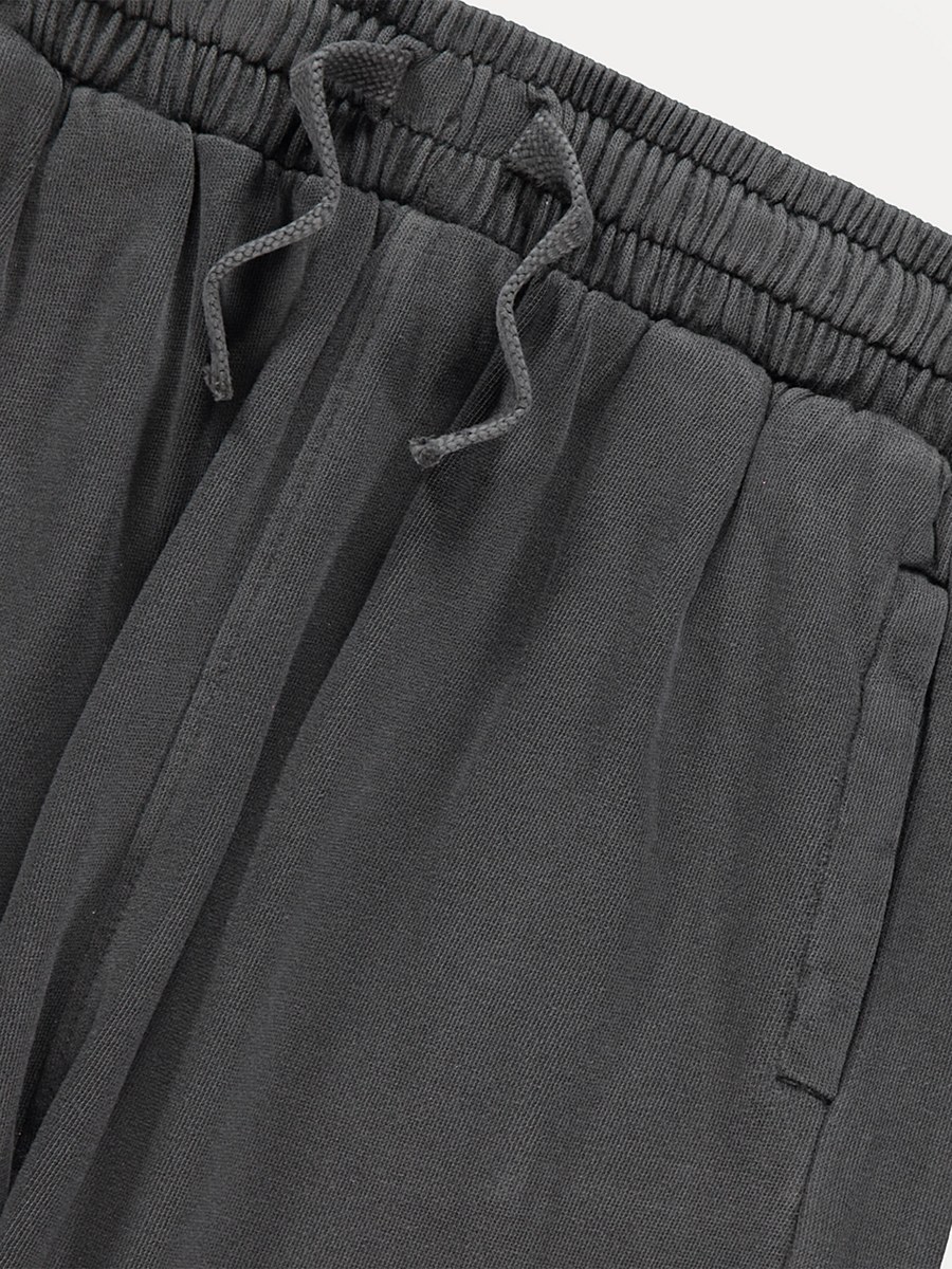 Charcoal Washed Cuffed Joggers detail 1