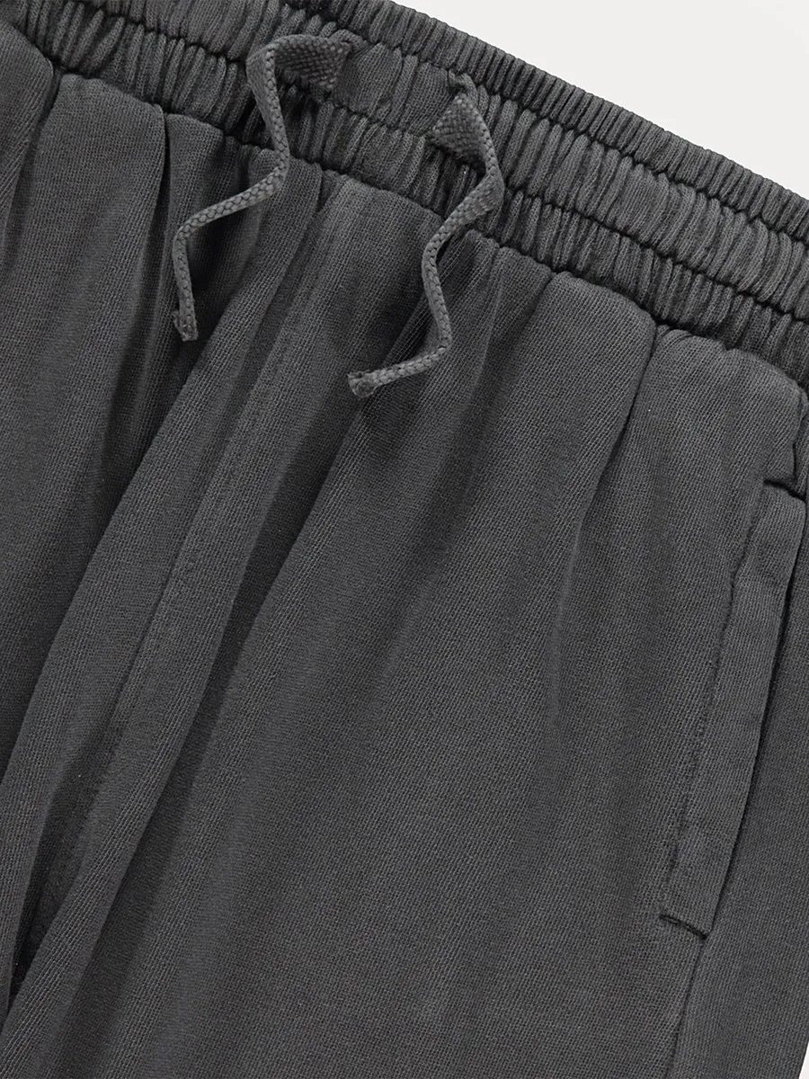 Charcoal Washed Cuffed Joggers