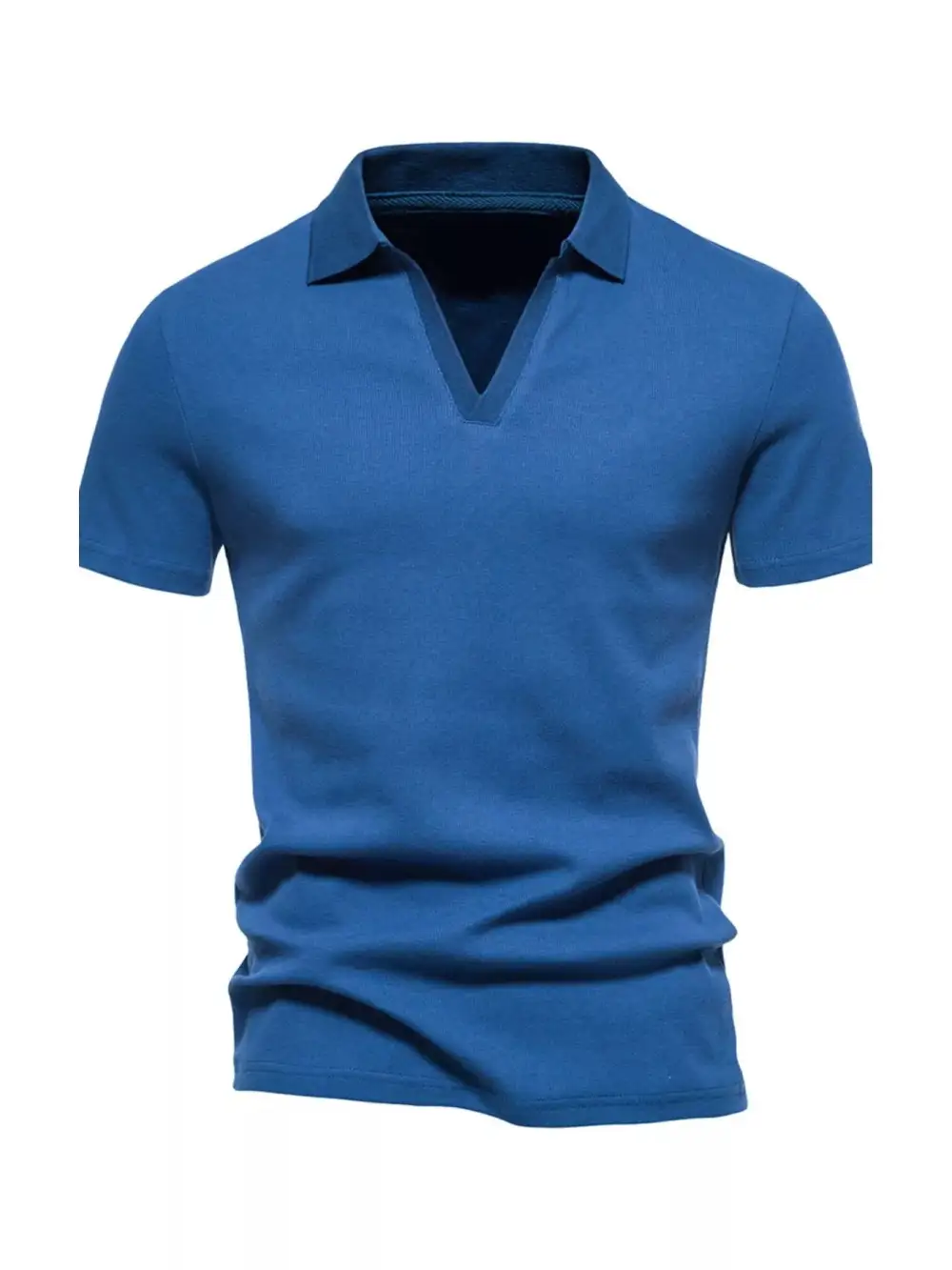 Notched-Collar Polo Shirt