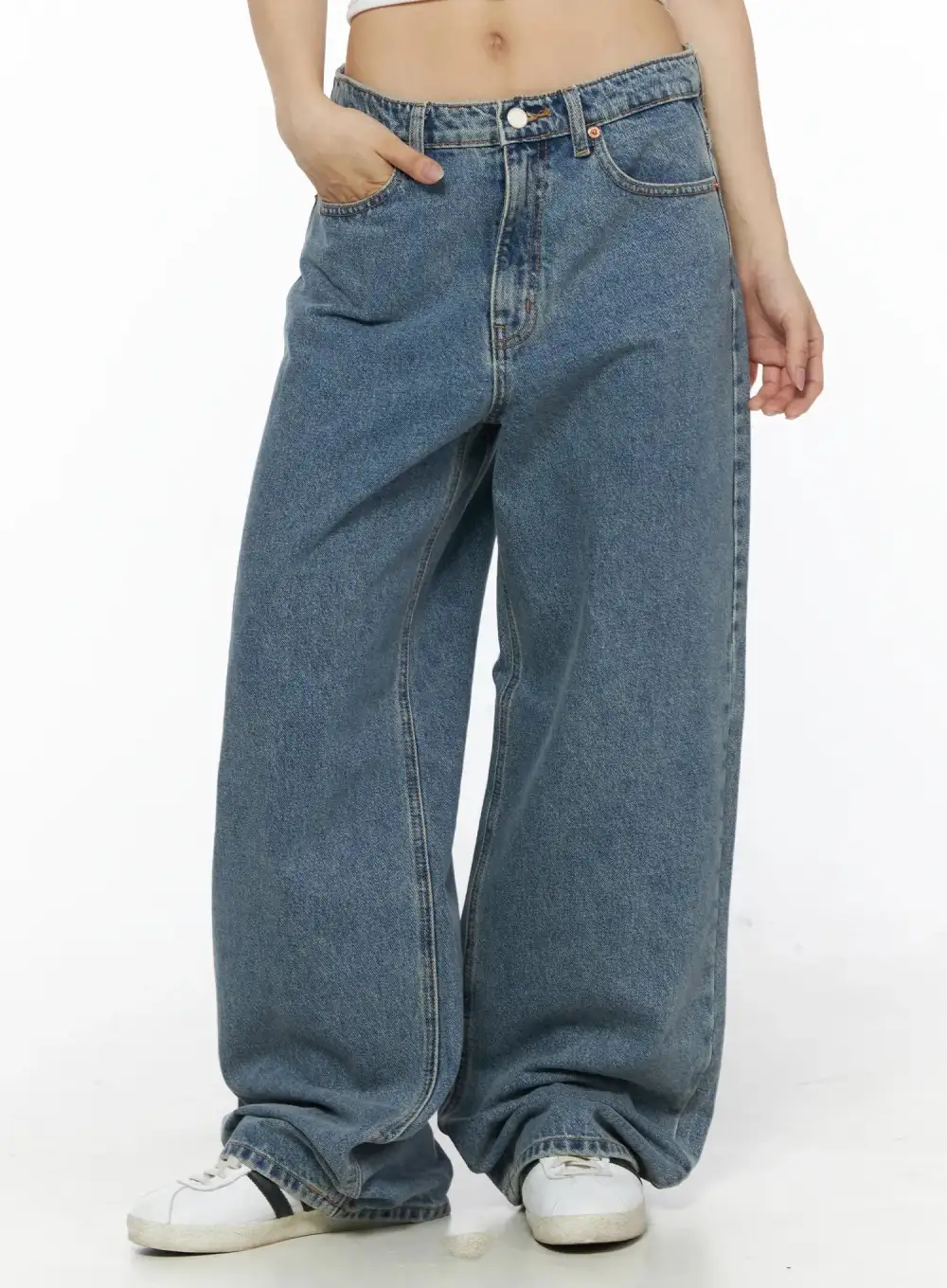 Wash Baggy Jeans
