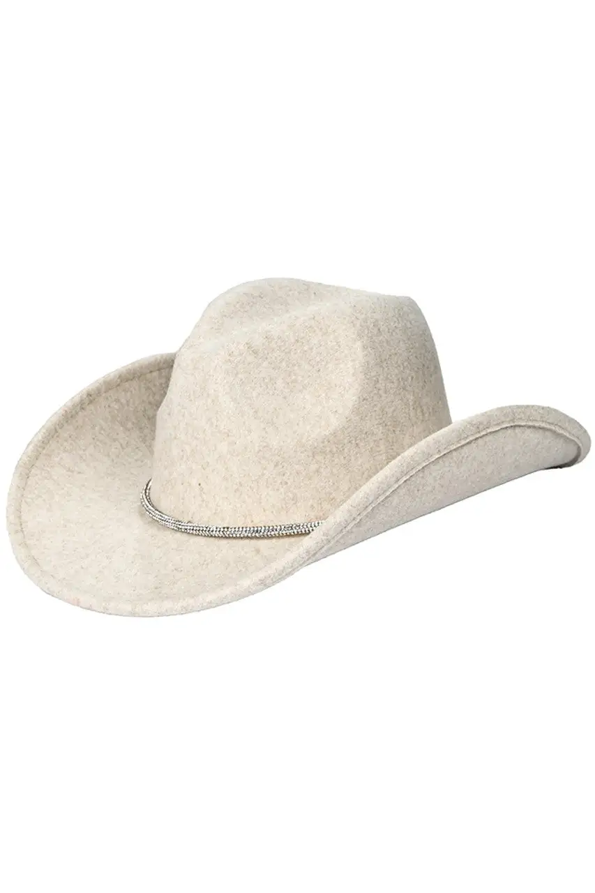 Rhinestone Vegan Cowboy Hat