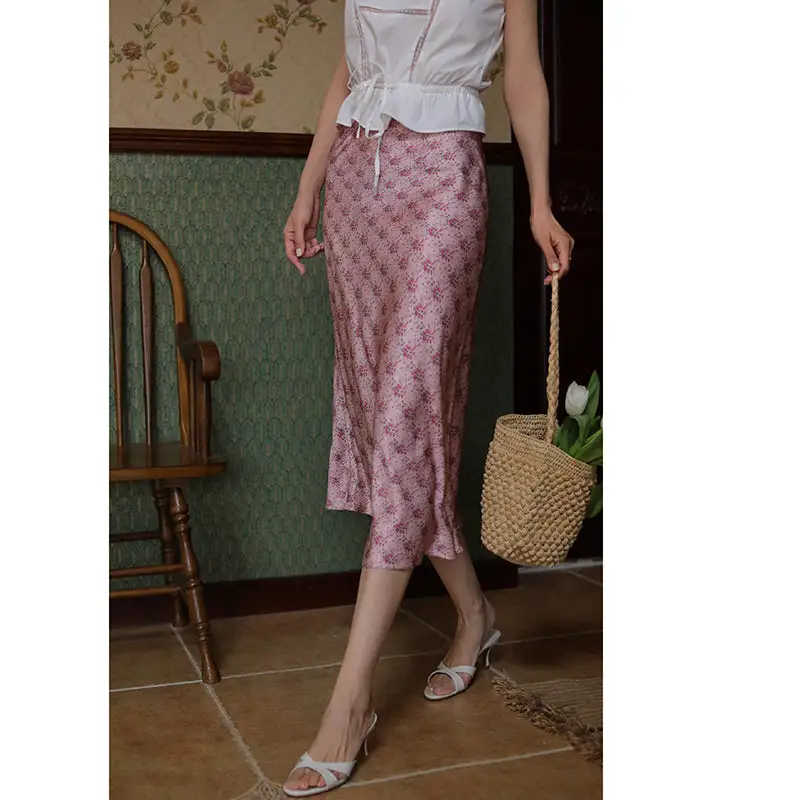 Chic Simple Everyday Casual Floral Skirt
