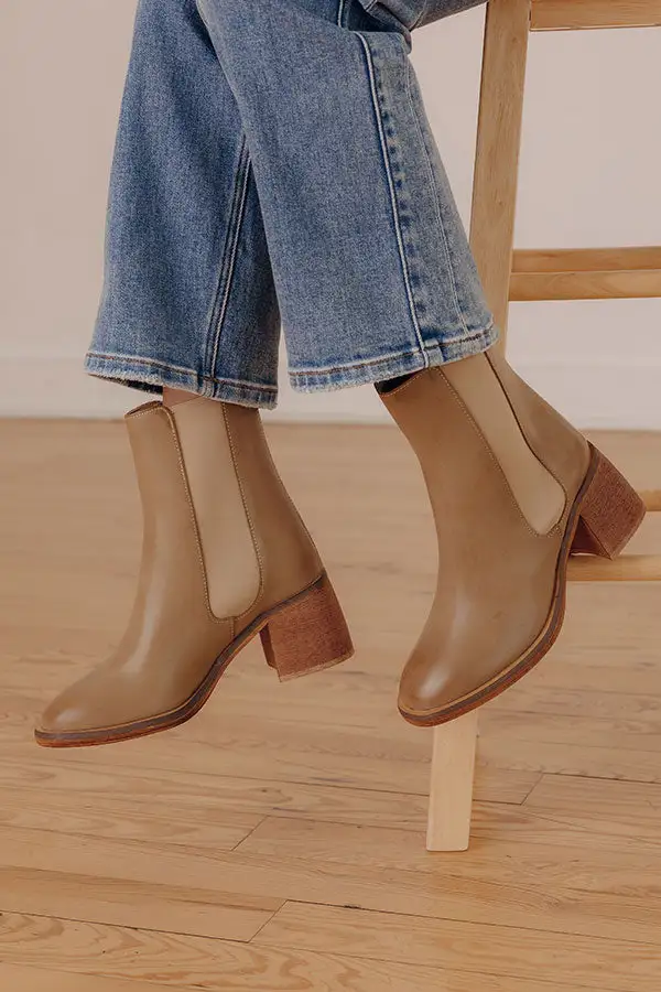 Faux Leather Boots