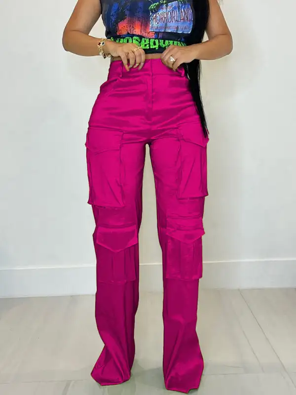 Multi Pocket Cargo Trousers Pants