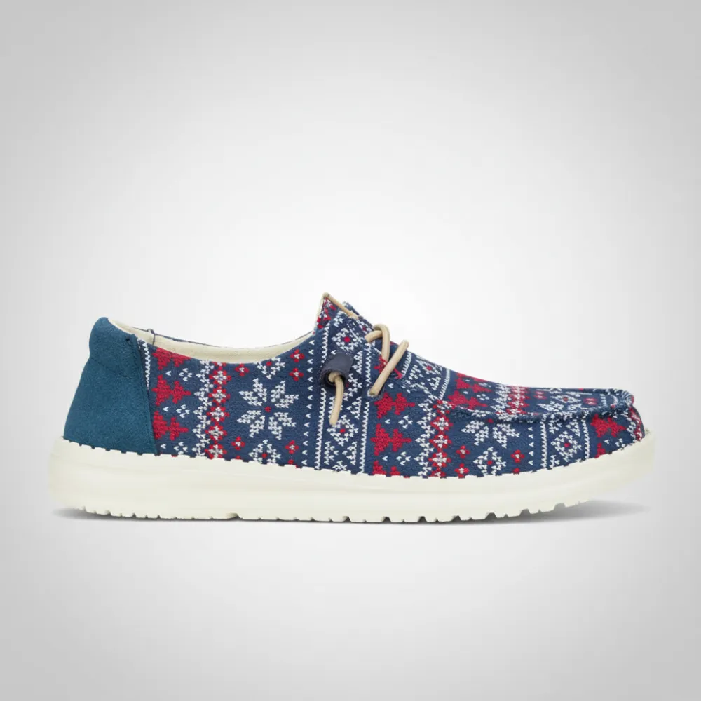 Winter Sweater Pattern Knit Casual Shoes For Women