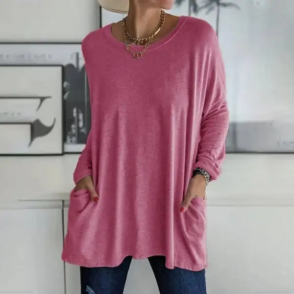 Relaxed Long Sleeve Top