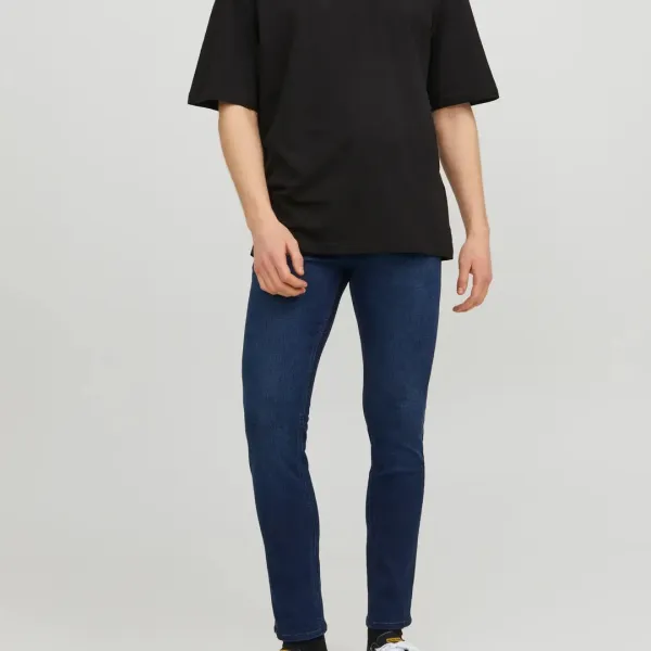 Stonewashed Slim Fit Slim Skinny Jeans