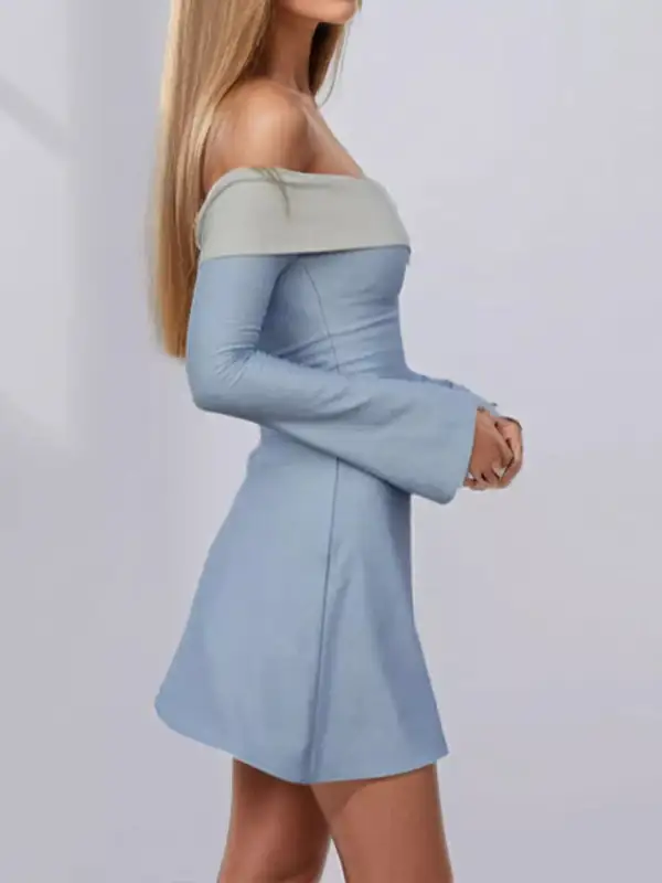 Flared Mini Dress