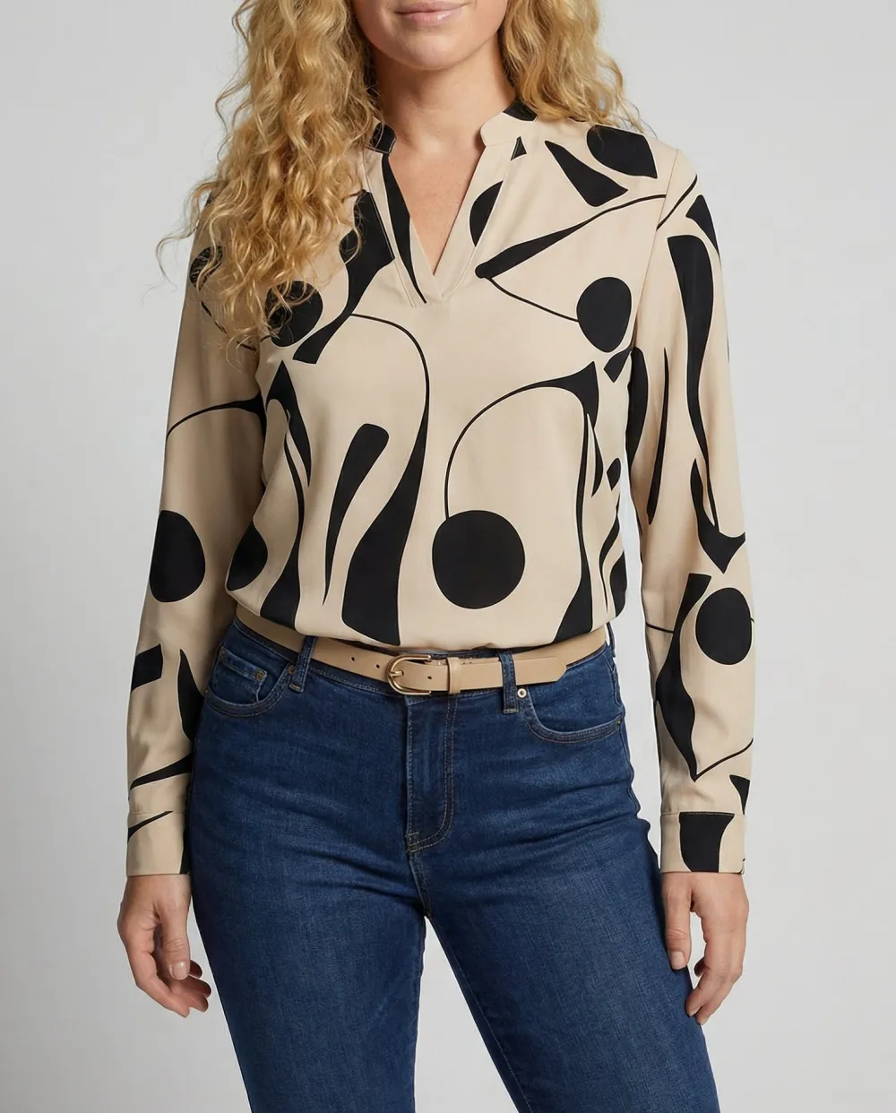 Elevated Casual Draped Blouse