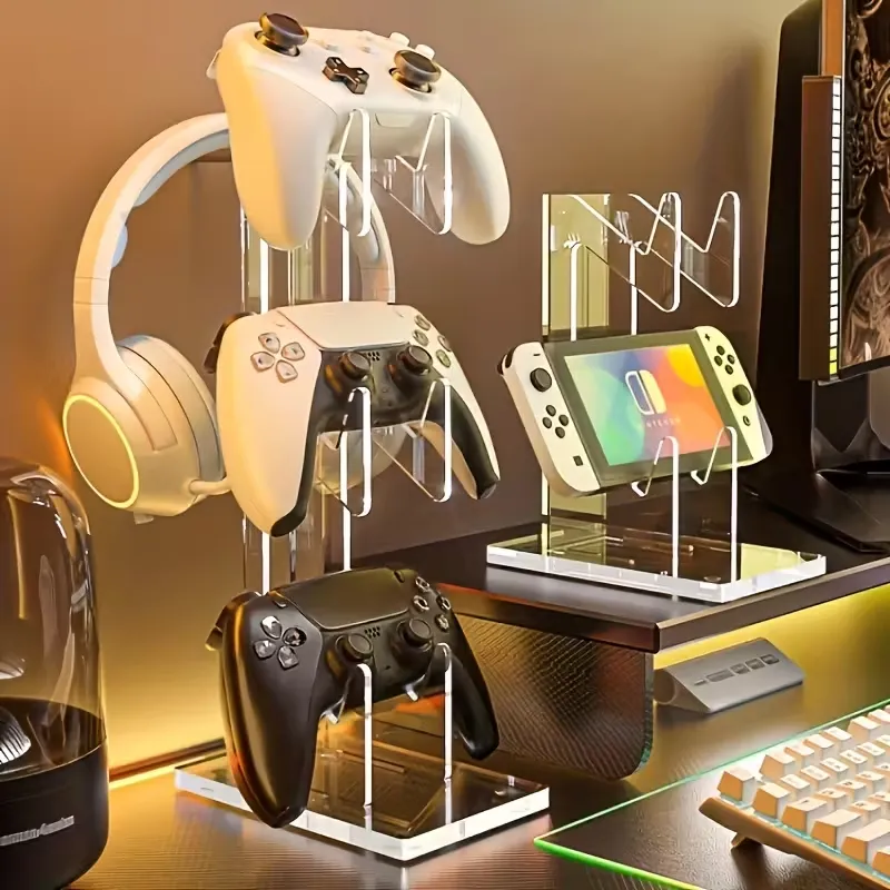 Transparent Acrylic Gaming Gear Holder