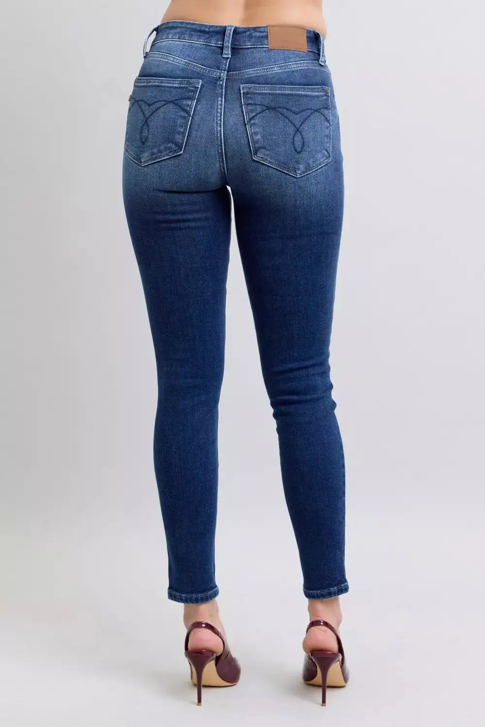 Denim Skinny Fit Pocketed Casual Jeans
