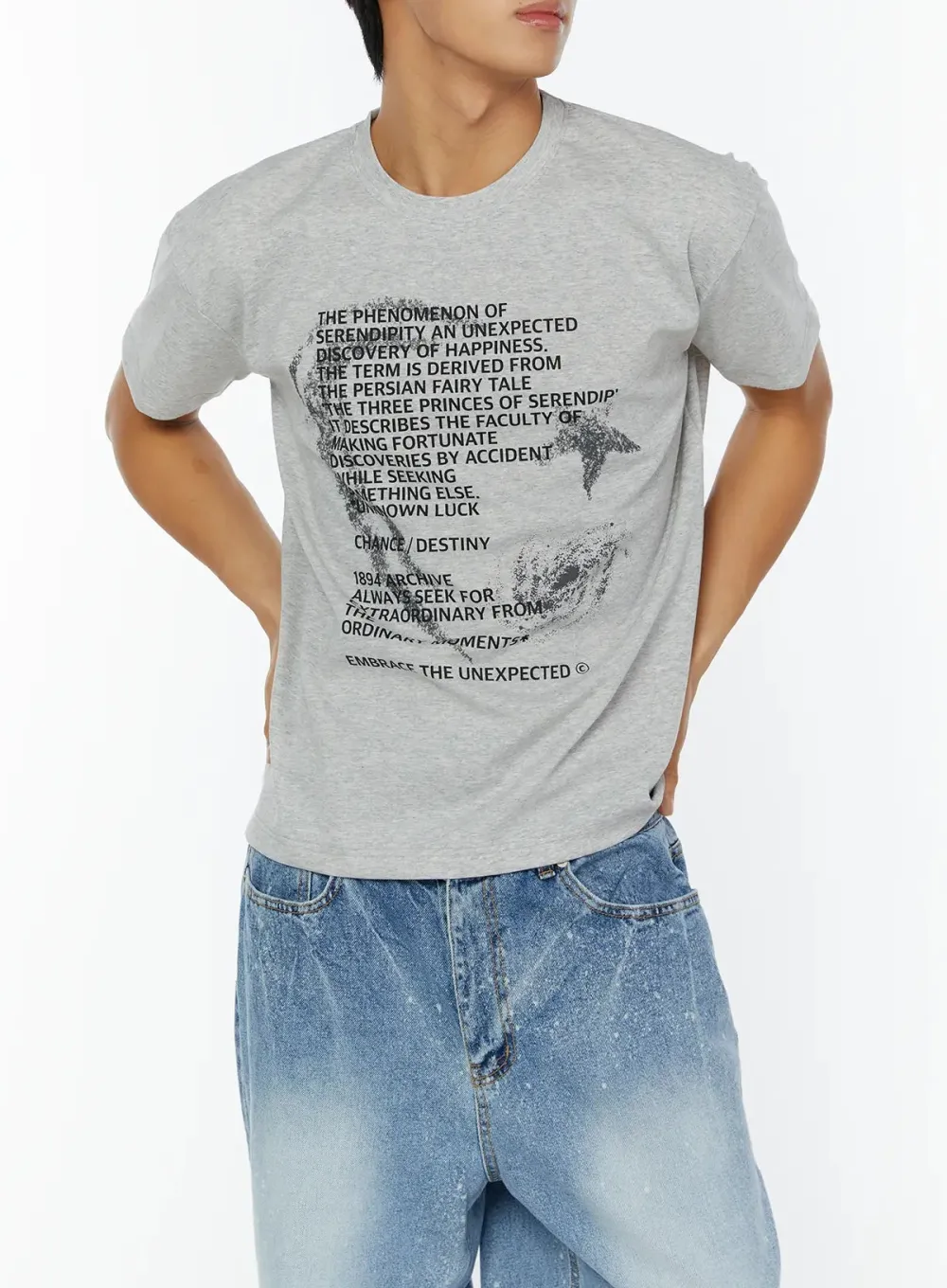 Men's Graphic Lettering Tee