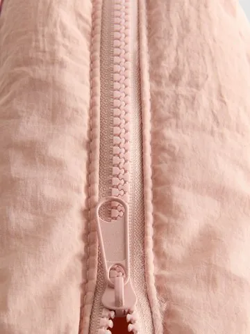 Embroidered Padded Backpack