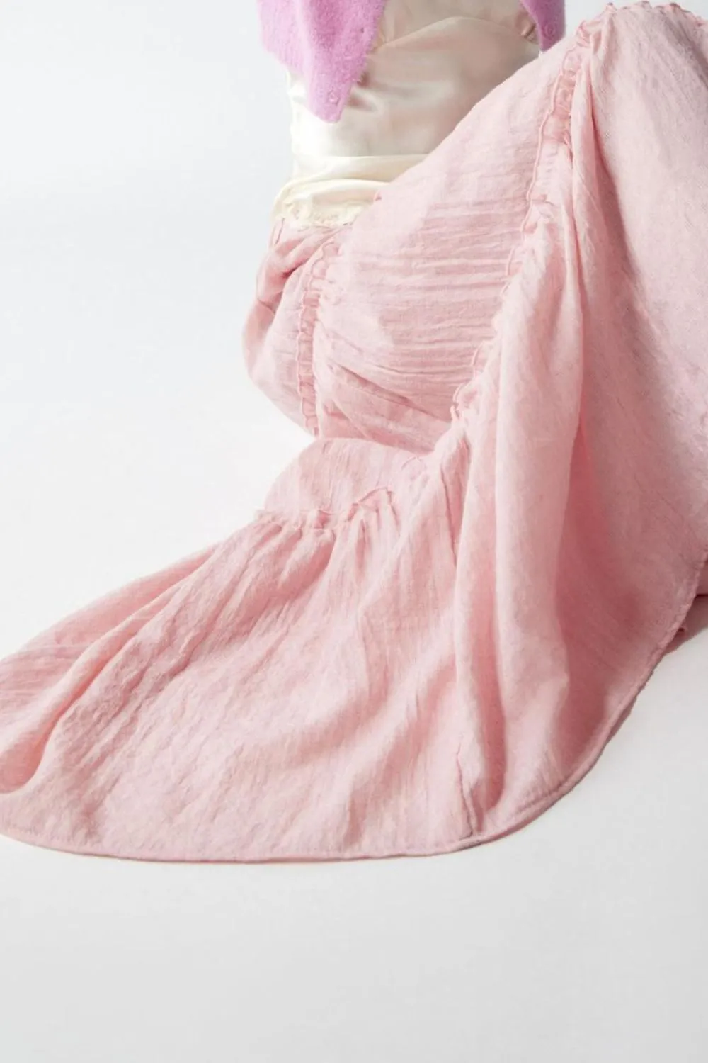 Frill Elastic Skirt