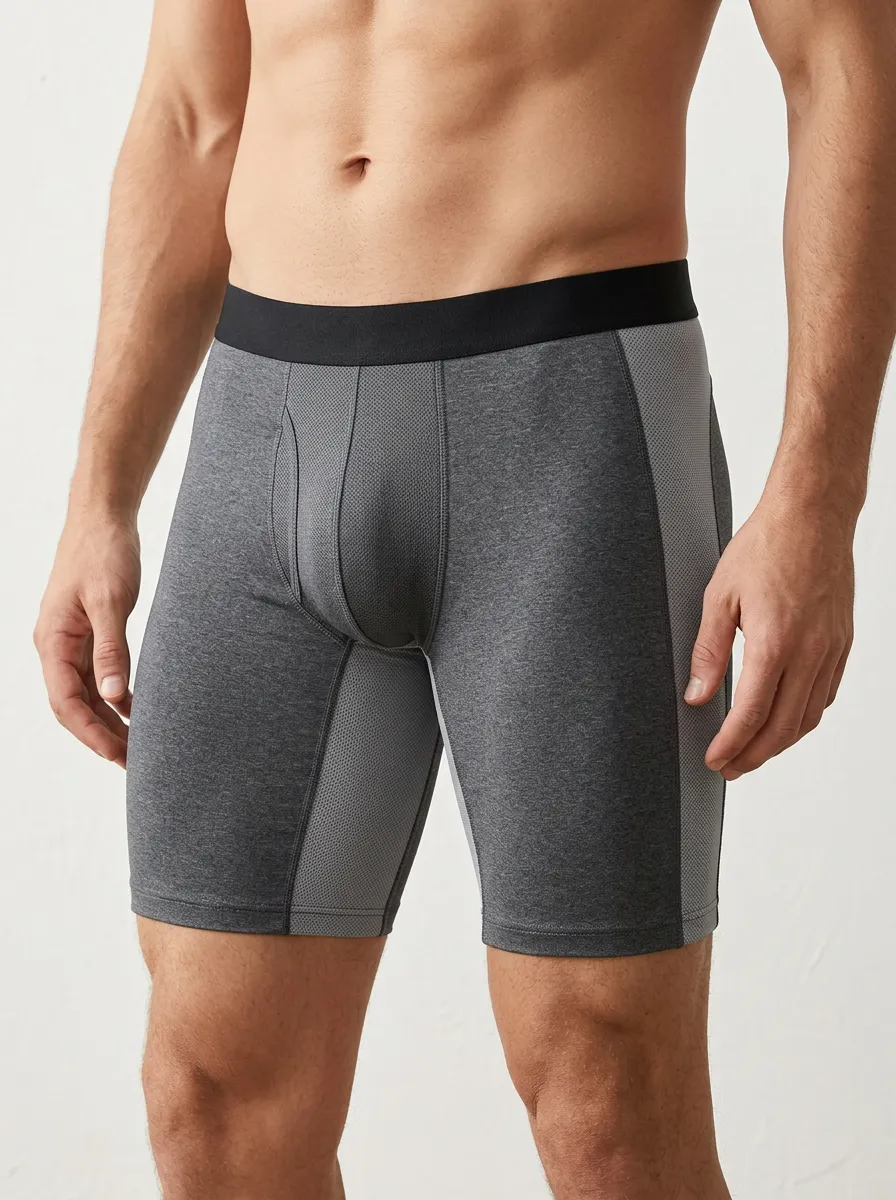 Men's Field Athletic Performance Mesh Panel Boxer Briefs