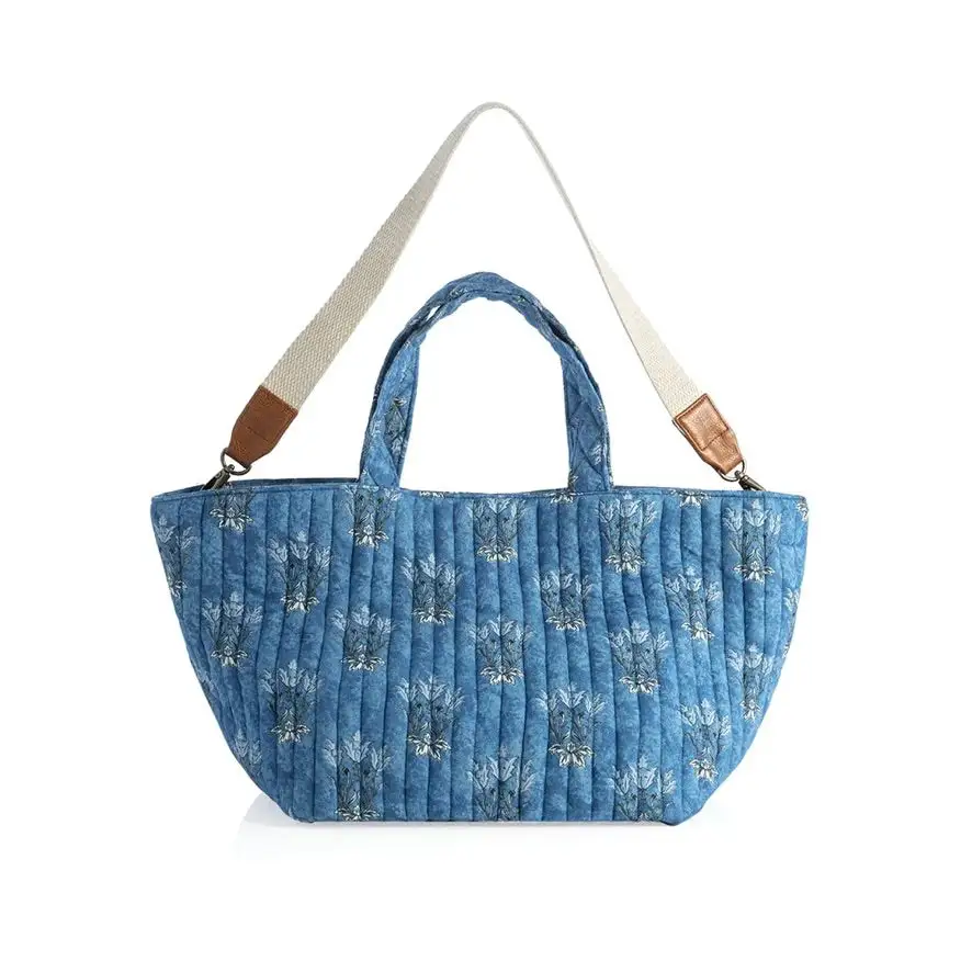 Roomy Zip Pocket Tote Bag