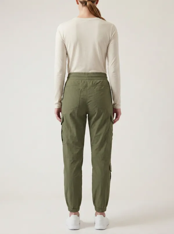 Refined Drawstring Multi-Pocket Breathable Cargo Pants