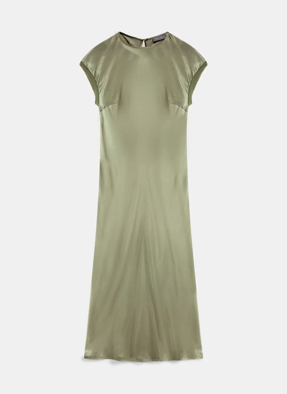 Casual Style Satin Midi Dress