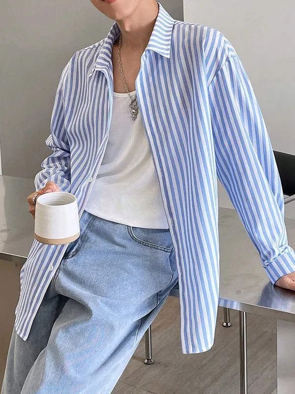 Striped Collared Shirt