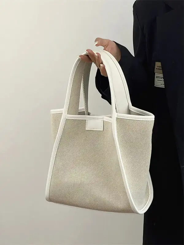 Casual Contrast Crossbody Handbag