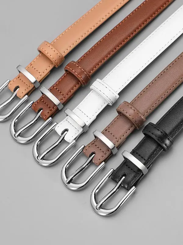 Structured Classic Buckle Belt