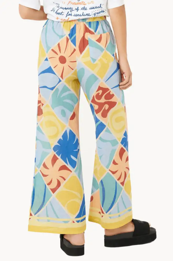 Cotton Drawcord Relaxed Pants