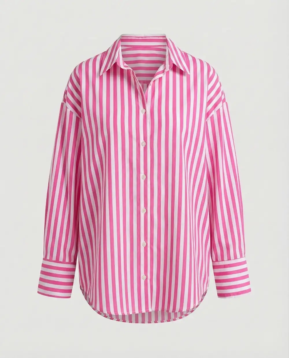 Lightweight Striped Relaxed Blouse