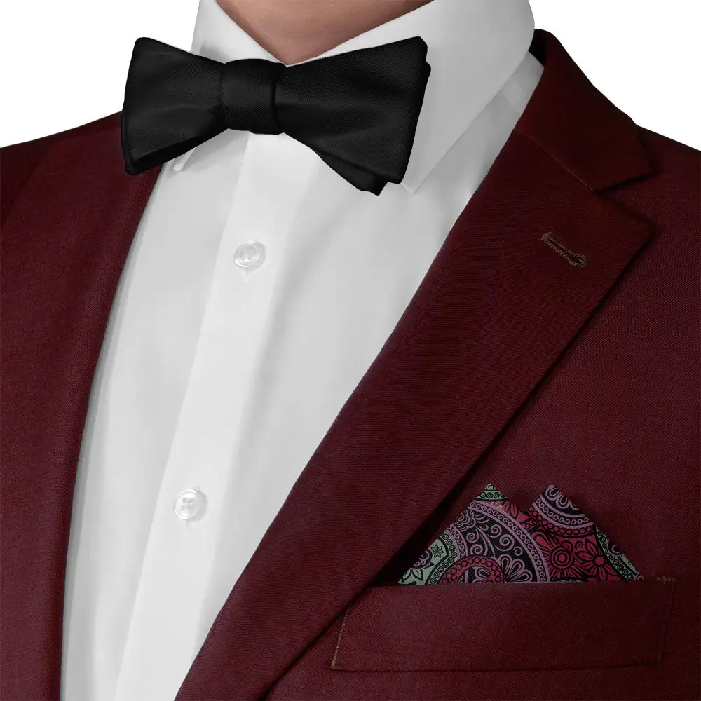 Distinctive Crisp Paisley Pocket Square