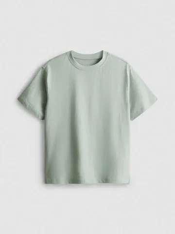 7-15yrs | Cotton Blend Textured T-Shirt