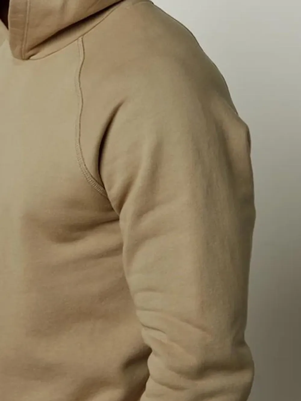 Solid Long Sleeve Hooded Sweater