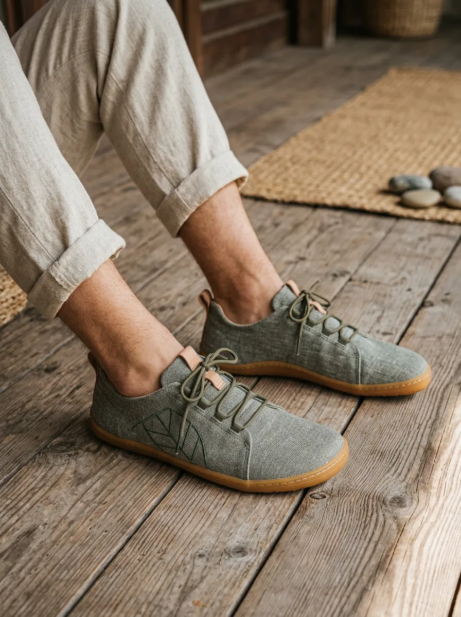 Lifestyle Leaf Graphic Style Unisex Barefoot Shoes