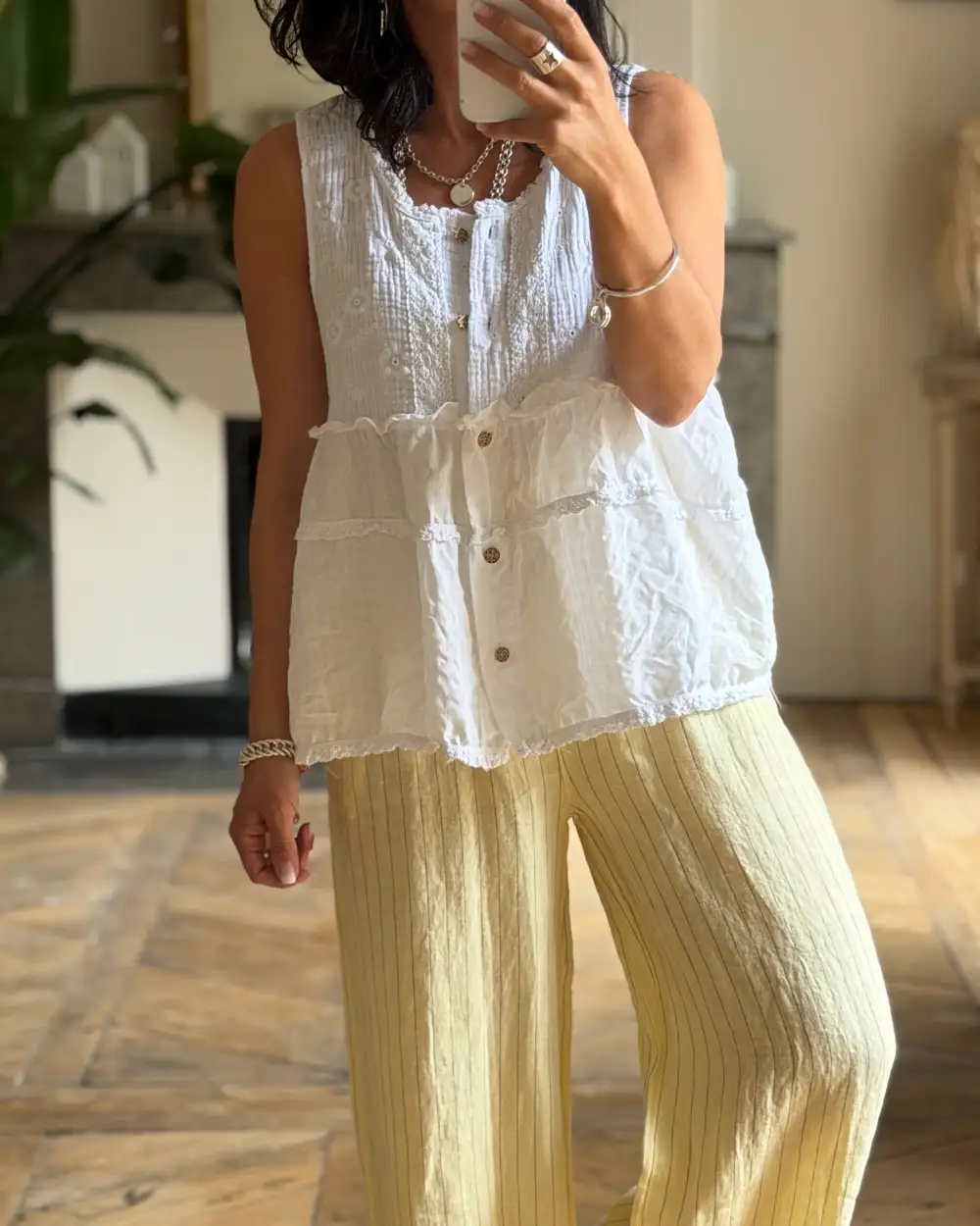 Decorative Cotton Embroidered Blouse
