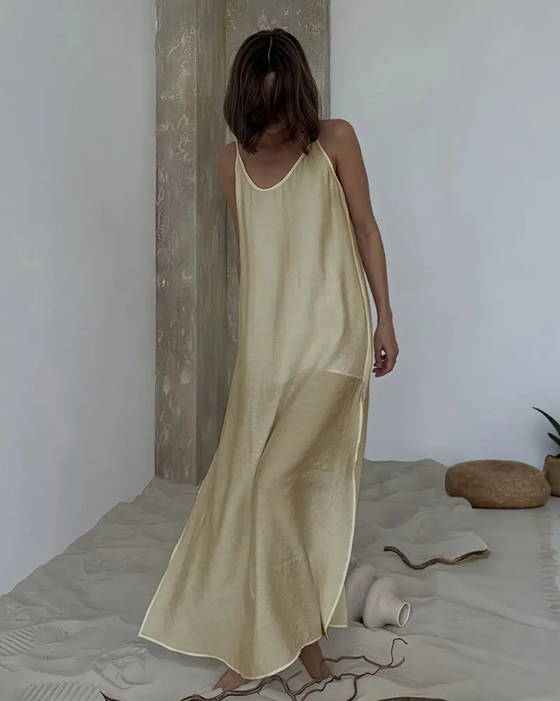 The Effortless Breeze Maxi Slip Dress