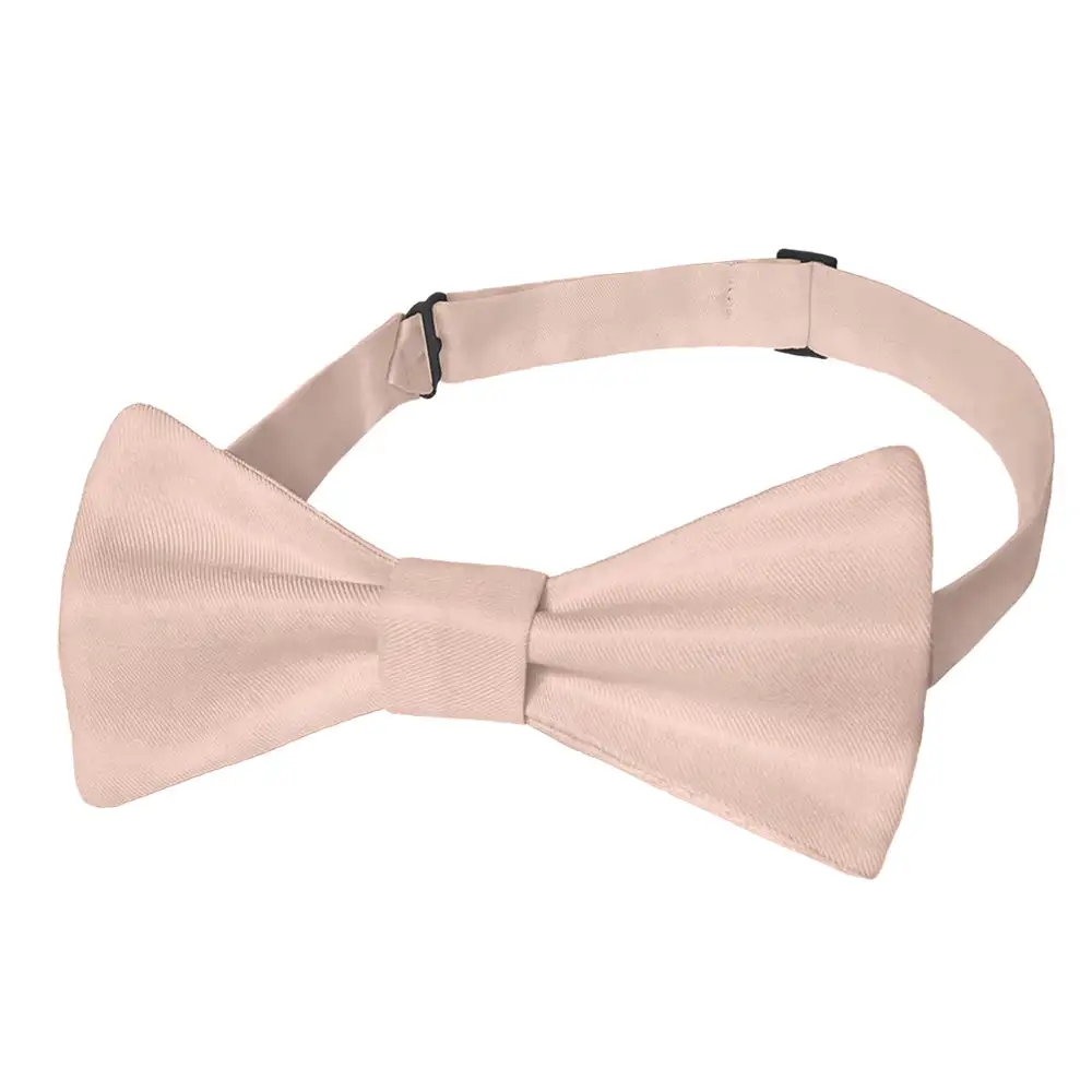 Detailed Solid Pattern Bow Tie