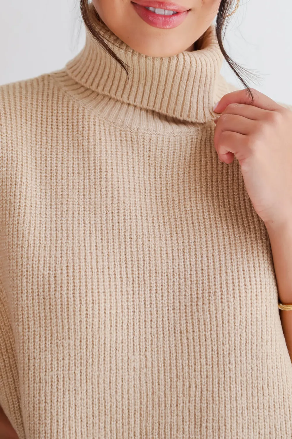 Sophisticated Ways Turtleneck Top