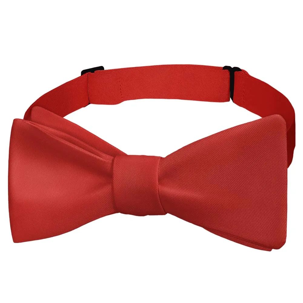 Clean Solid Motif Bow Tie