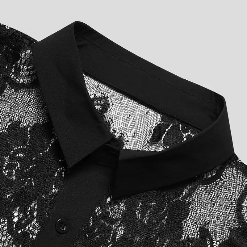 Lace Crisp Floral Blouse