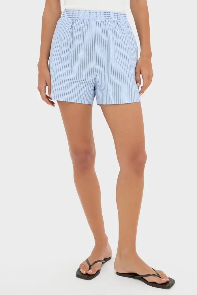 Classic Striped Seersucker Shorts