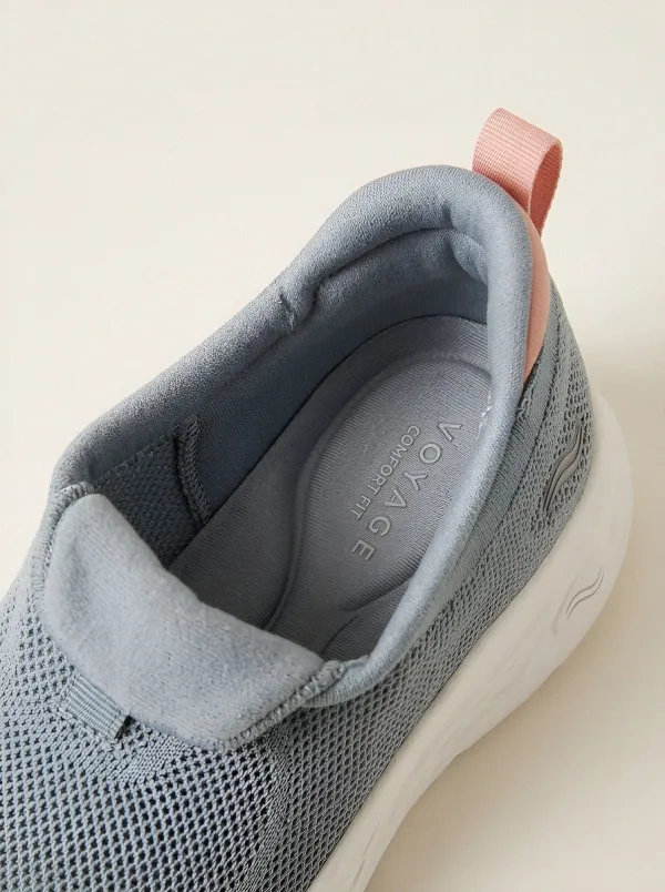 Women's Mesh Walking Slip-On Mesh Athletic Sneakers