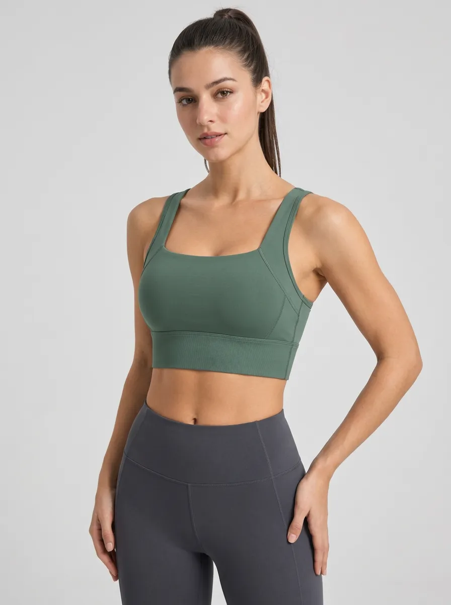 Women's Square Neck Sports Bra