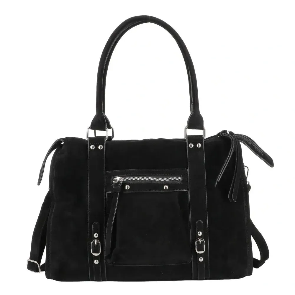Refined Suede Soft Compact Tote Bag